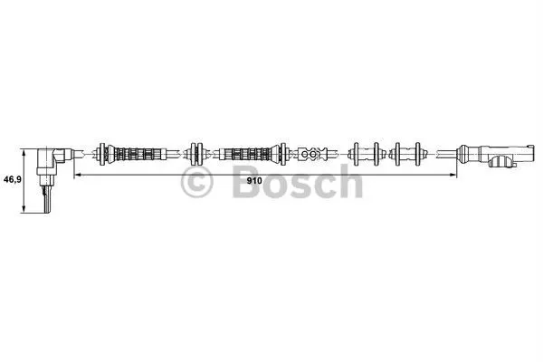ABS KABLOSU SENSÖRÜ VE PARÇALARI BOSCH 0265007448