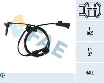 ABS KABLOSU SENSÖRÜ VE PARÇALARI FAE 78111