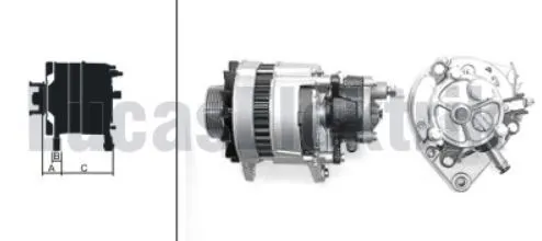 ALTERNATÖR LUCAS 619 201 61