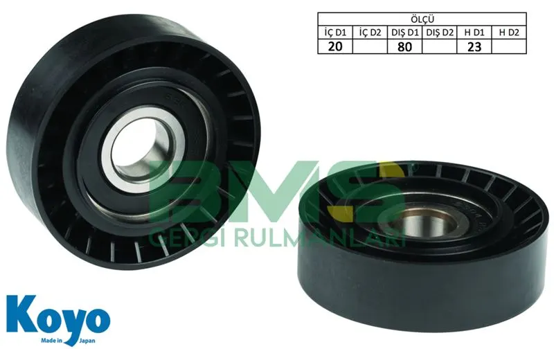 ALTERNATÖR V KAYIŞ GERGİ RULMANI MAKARASI BMS 001