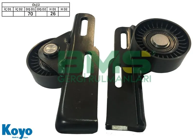 ALTERNATÖR V KAYIŞ GERGİ RULMANI MAKARASI BMS 004