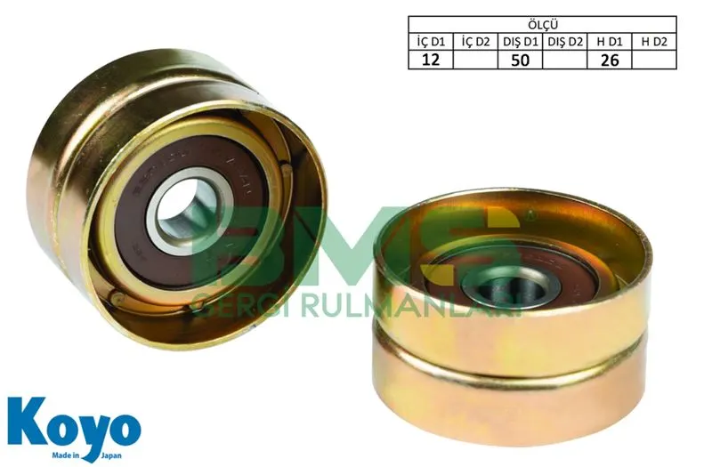 ALTERNATÖR V KAYIŞ GERGİ RULMANI MAKARASI BMS 007