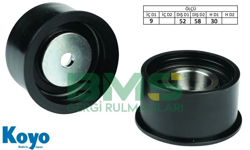 ALTERNATÖR V KAYIŞ GERGİ RULMANI MAKARASI BMS 014