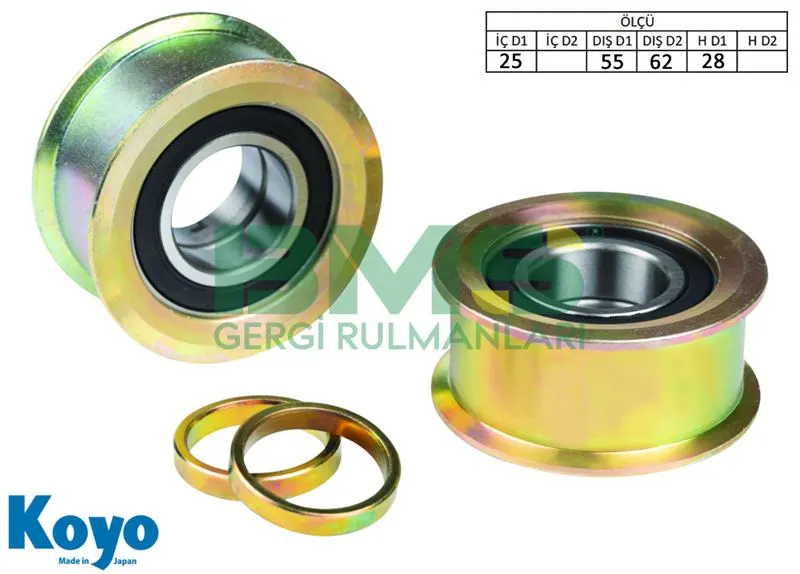 ALTERNATÖR V KAYIŞ GERGİ RULMANI MAKARASI BMS 023