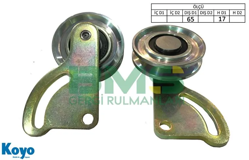ALTERNATÖR V KAYIŞ GERGİ RULMANI MAKARASI BMS 024