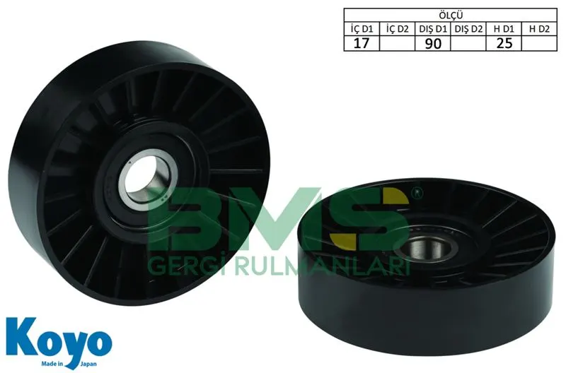 ALTERNATÖR V KAYIŞ GERGİ RULMANI MAKARASI BMS 029