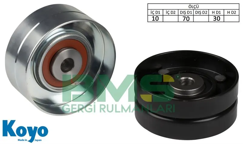ALTERNATÖR V KAYIŞ GERGİ RULMANI MAKARASI BMS 052