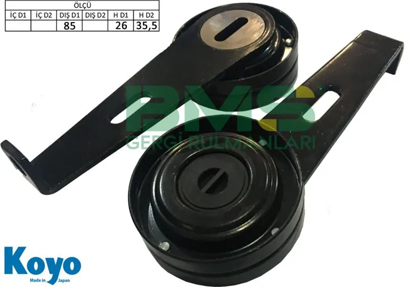 ALTERNATÖR V KAYIŞ GERGİ RULMANI MAKARASI BMS 071