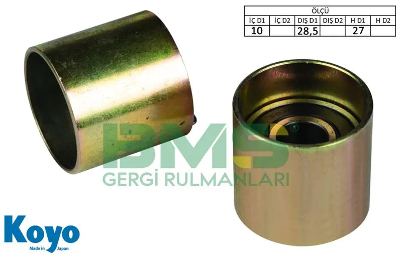 ALTERNATÖR V KAYIŞ GERGİ RULMANI MAKARASI BMS 081