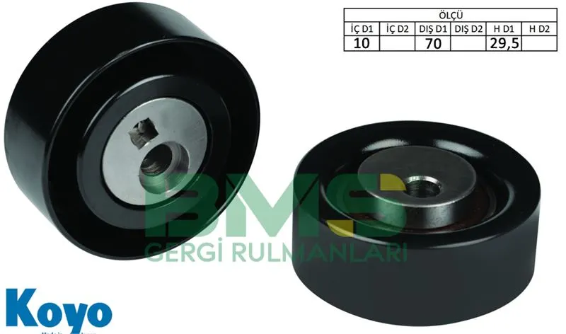 ALTERNATÖR V KAYIŞ GERGİ RULMANI MAKARASI BMS 107D