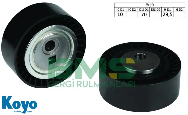 ALTERNATÖR V KAYIŞ GERGİ RULMANI MAKARASI BMS 107P