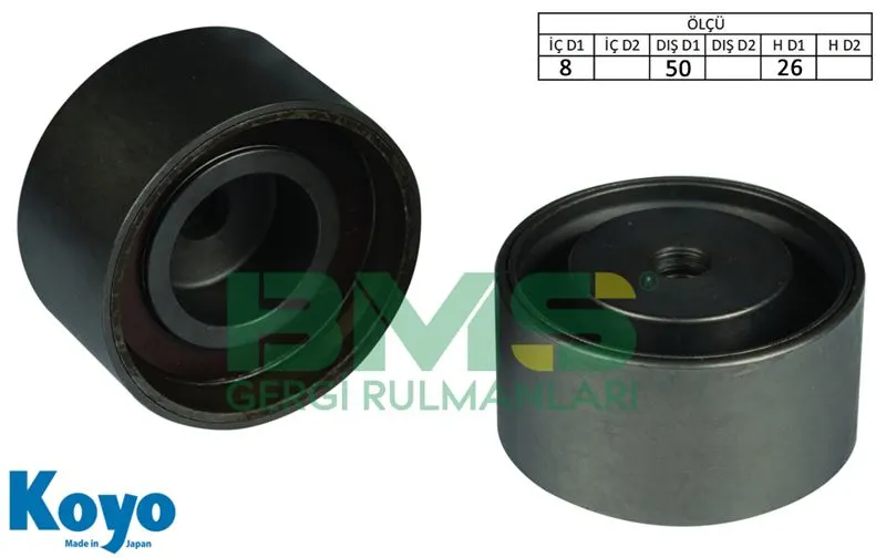 ALTERNATÖR V KAYIŞ GERGİ RULMANI MAKARASI BMS 219