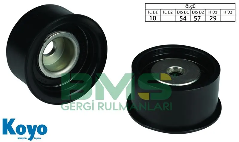 ALTERNATÖR V KAYIŞ GERGİ RULMANI MAKARASI BMS 253