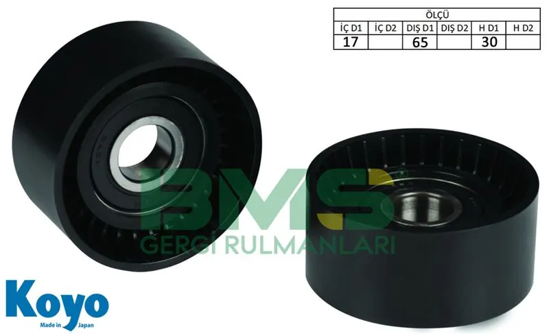 ALTERNATÖR V KAYIŞ GERGİ RULMANI MAKARASI BMS 259