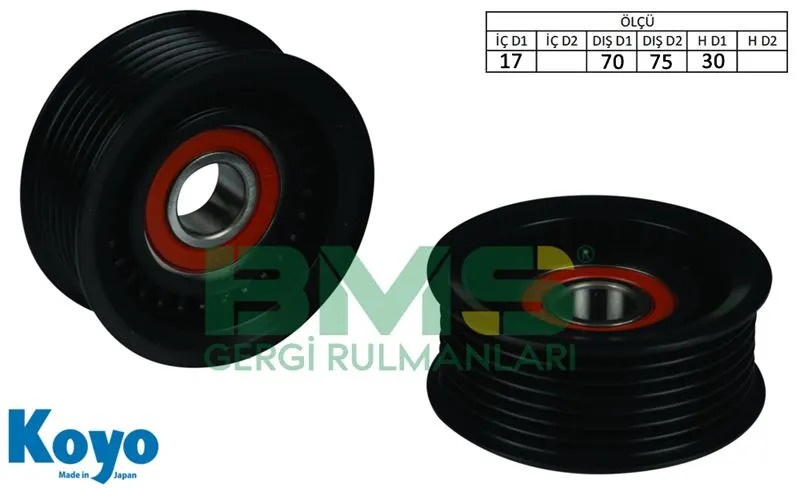 ALTERNATÖR V KAYIŞ GERGİ RULMANI MAKARASI BMS 361