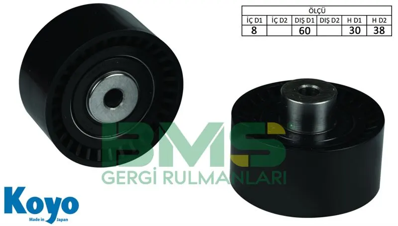 ALTERNATÖR V KAYIŞ GERGİ RULMANI MAKARASI BMS 397