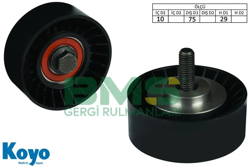 ALTERNATÖR V KAYIŞ GERGİ RULMANI MAKARASI BMS 400