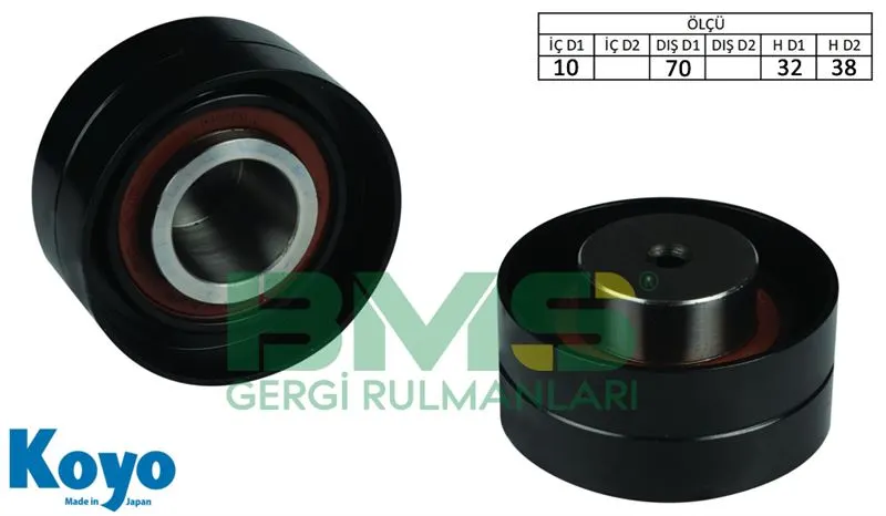 ALTERNATÖR V KAYIŞ GERGİ RULMANI MAKARASI BMS 407
