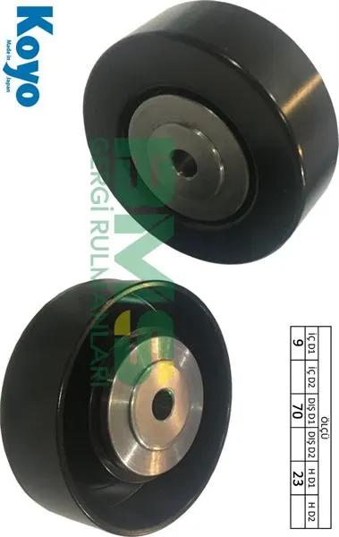 ALTERNATÖR V KAYIŞ GERGİ RULMANI MAKARASI BMS 425