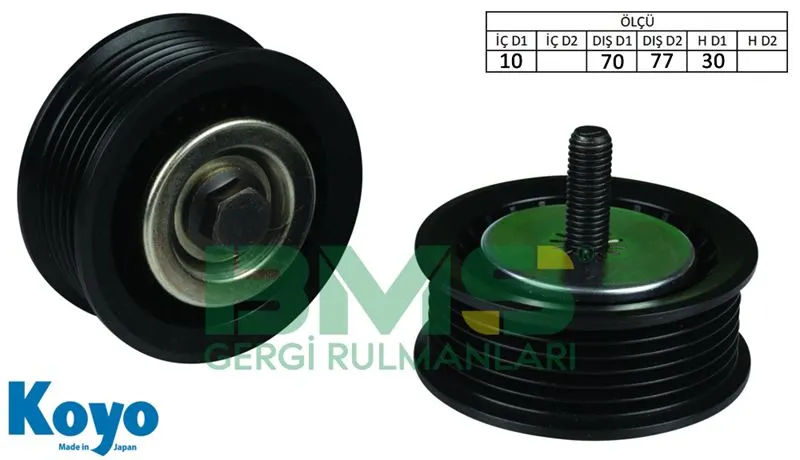 ALTERNATÖR V KAYIŞ GERGİ RULMANI MAKARASI BMS 430