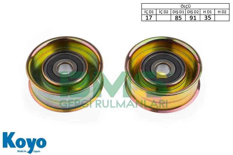 ALTERNATÖR V KAYIŞ GERGİ RULMANI MAKARASI BMS 435