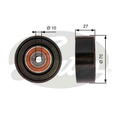 ALTERNATÖR V KAYIŞ GERGİ RULMANI MAKARASI GATES T36029