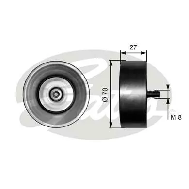 ALTERNATÖR V KAYIŞ GERGİ RULMANI MAKARASI GATES T36294