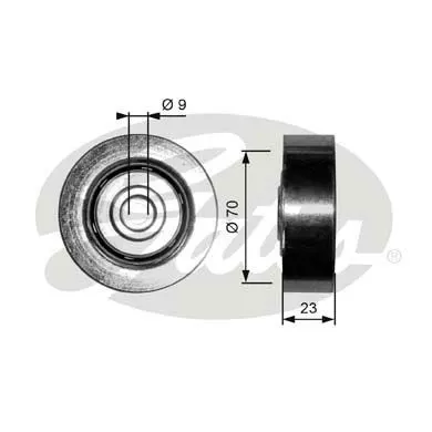 ALTERNATÖR V KAYIŞ GERGİ RULMANI MAKARASI GATES T36297