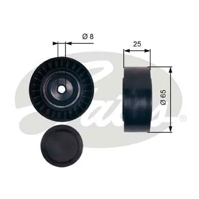 ALTERNATÖR V KAYIŞ GERGİ RULMANI MAKARASI GATES T36405