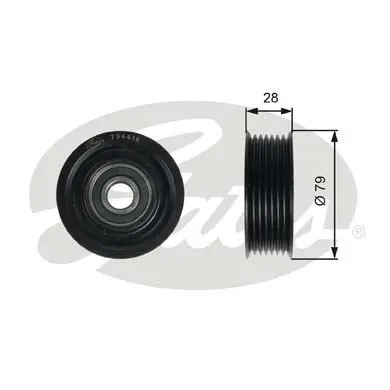 ALTERNATÖR V KAYIŞ GERGİ RULMANI MAKARASI GATES T36416