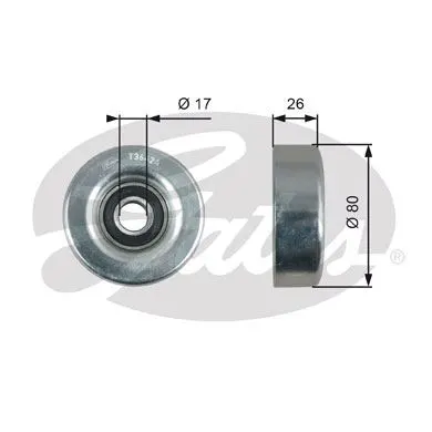 ALTERNATÖR V KAYIŞ GERGİ RULMANI MAKARASI GATES T36424
