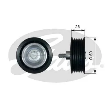 ALTERNATÖR V KAYIŞ GERGİ RULMANI MAKARASI GATES T36456