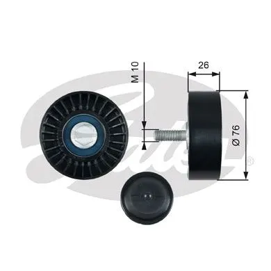 ALTERNATÖR V KAYIŞ GERGİ RULMANI MAKARASI GATES T36485