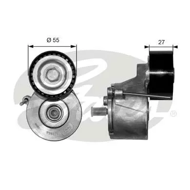 ALTERNATÖR V KAYIŞ GERGİ RULMANI MAKARASI GATES T38371