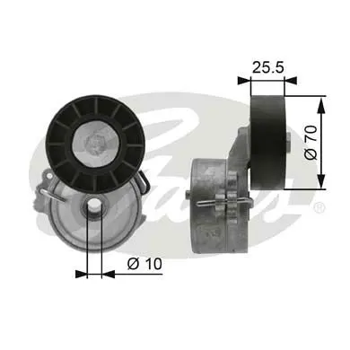 ALTERNATÖR V KAYIŞ GERGİ RULMANI MAKARASI GATES T38392