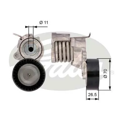 ALTERNATÖR V KAYIŞ GERGİ RULMANI MAKARASI GATES T39115