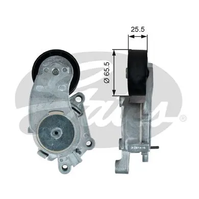 ALTERNATÖR V KAYIŞ GERGİ RULMANI MAKARASI GATES T39379