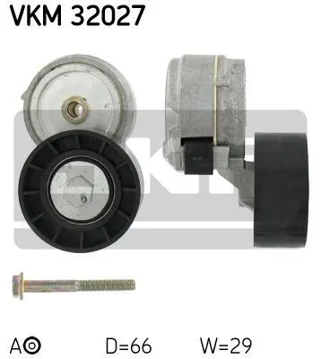 ALTERNATÖR V KAYIŞ GERGİ RULMANI MAKARASI SKF VKM 32027