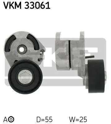 ALTERNATÖR V KAYIŞ GERGİ RULMANI MAKARASI SKF VKM33061