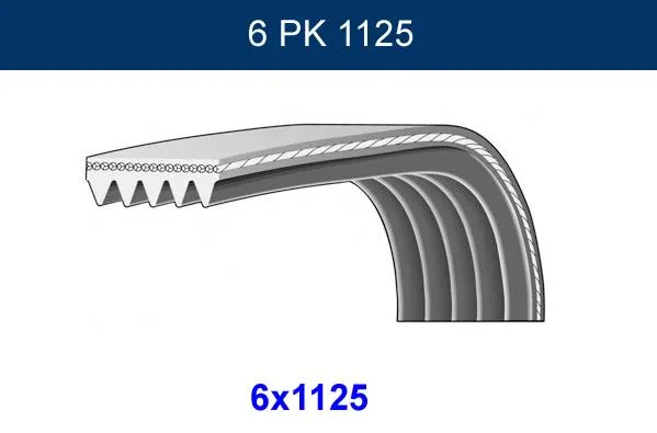 ALTERNATÖR V KAYIŞI GMB GPK 6PK1125