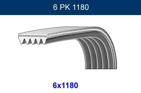ALTERNATÖR V KAYIŞI GMB GPK 6PK1180