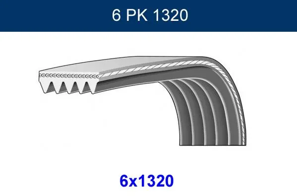 ALTERNATÖR V KAYIŞI GMB GPK 6PK1320