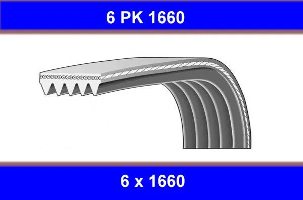 ALTERNATÖR V KAYIŞI GMB GPK 6PK1660