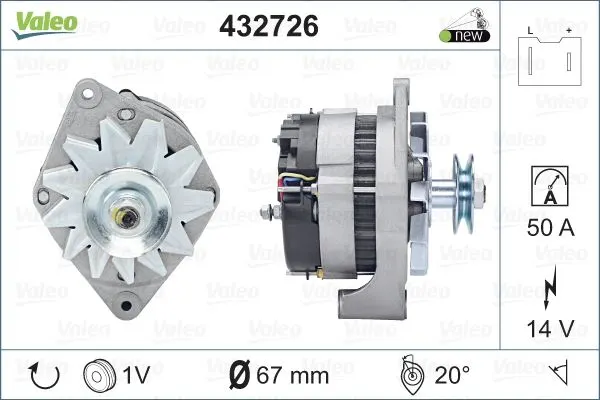 ALTERNATÖR VALEO 432726