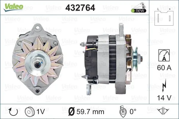 ALTERNATÖR VALEO 432764