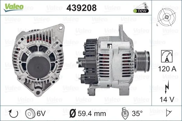 ALTERNATÖR VALEO 439208