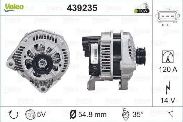 ALTERNATÖR VALEO 439235