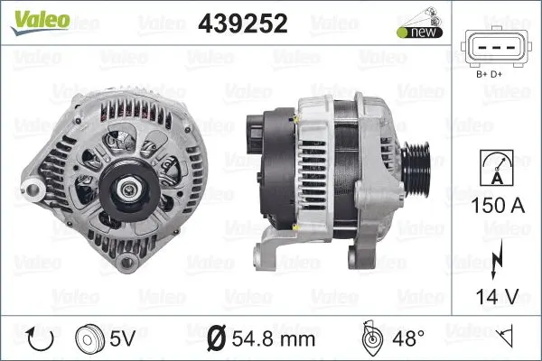 ALTERNATÖR VALEO 439252