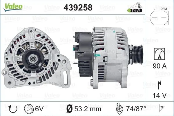 ALTERNATÖR VALEO 439258
