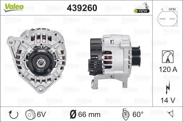 ALTERNATÖR VALEO 439260